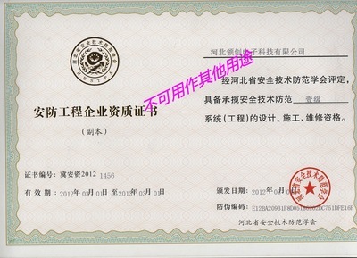 河北領(lǐng)創(chuàng)電子科技 安全技術(shù)防范系統(tǒng)設(shè)計(jì)施工服務(wù)的領(lǐng)航者